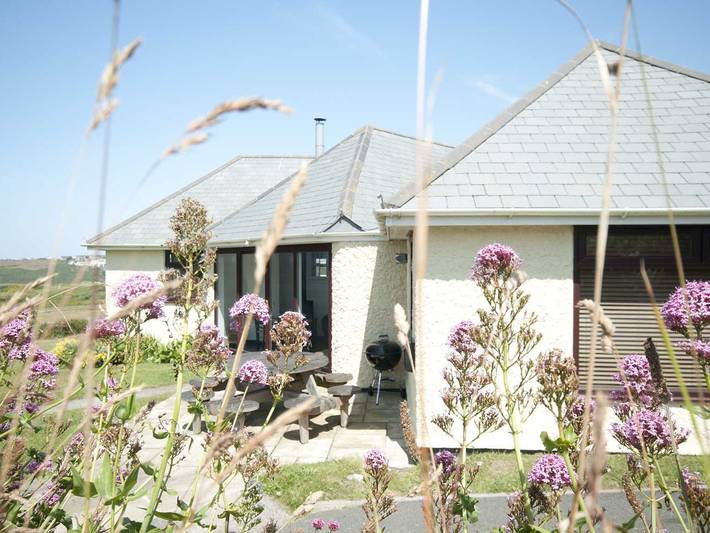Cottage for 8 people, with garden in Crantock