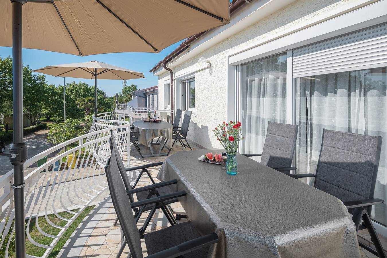 Appartement entier, Appartement de vacances pour 8 personnes avec balcon in Poreč, Région de Porec