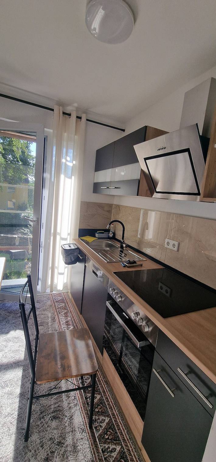 Appartement entier, Appartement Das grüne Stadthaus avec jardin privé et Wi-Fi in Dortmund, Ruhr