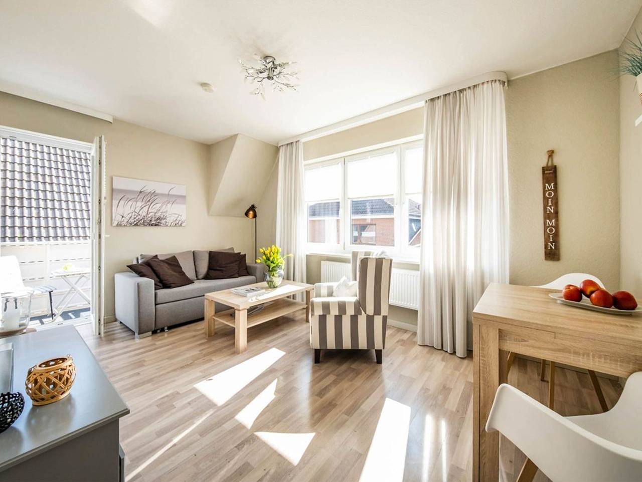 Ganze Ferienwohnung, Op de Westerwarft - Ferienwohnung für 2 Personen mit Haustier in Hafen Büsum, Büsum