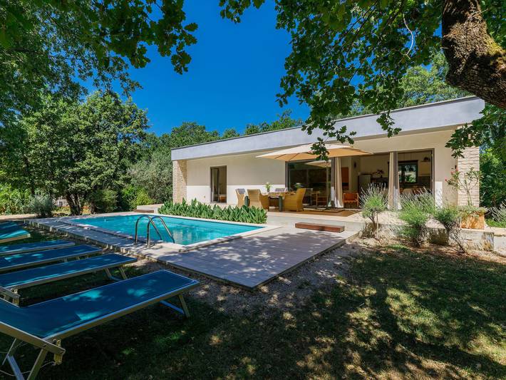 Ferienhaus für 4 Personen, mit Terrasse und Garten, mit Haustier