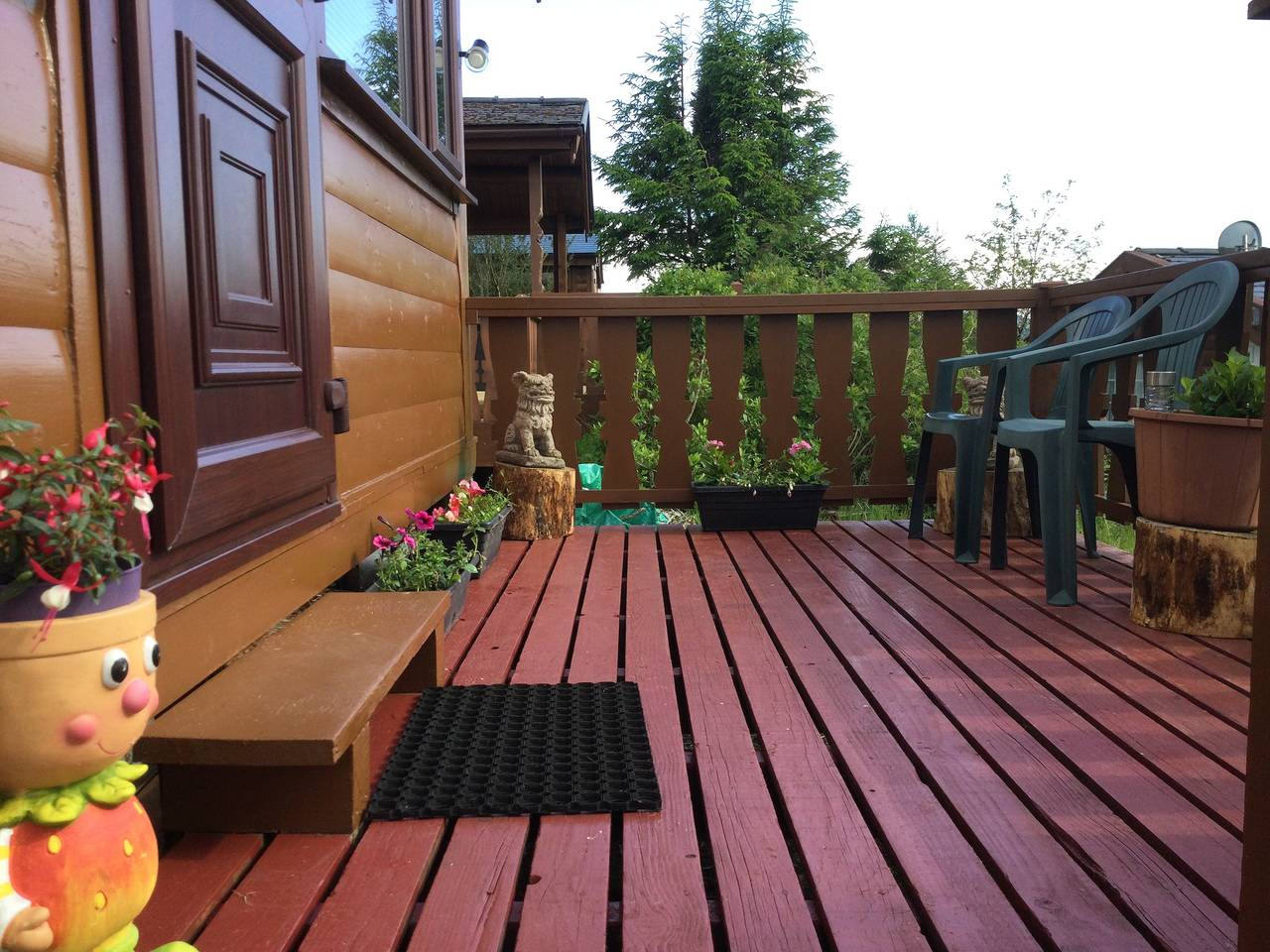 Log cabin - free parking, garden & pet friendly in Bronaber, Snowdonia