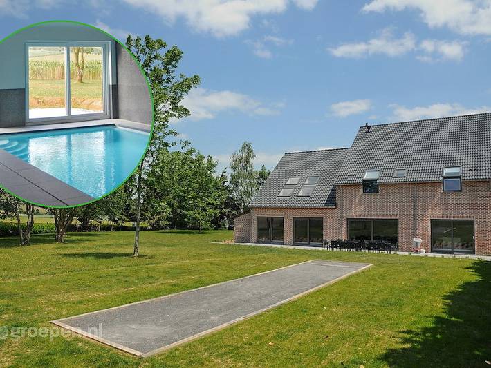 Holiday home for 12 people, with balcony/terrace and terrace as well as pool - 1