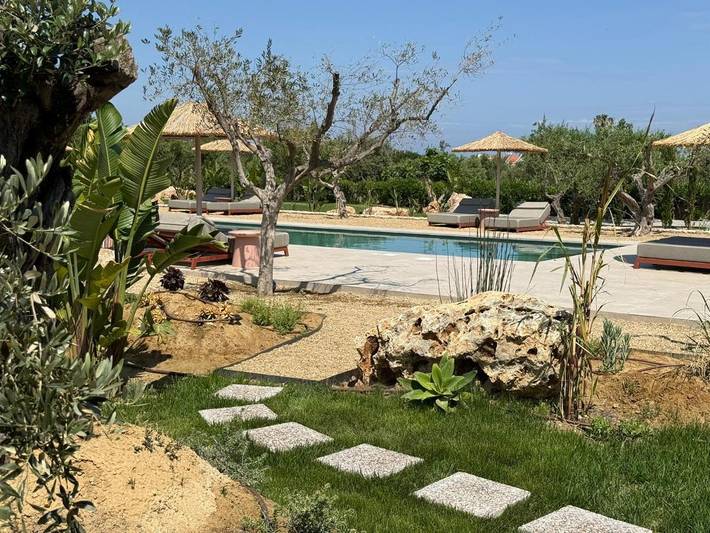 Ferienhaus für 5 Personen, mit Balkon und Terrasse sowie Garten und Pool in Bodrum