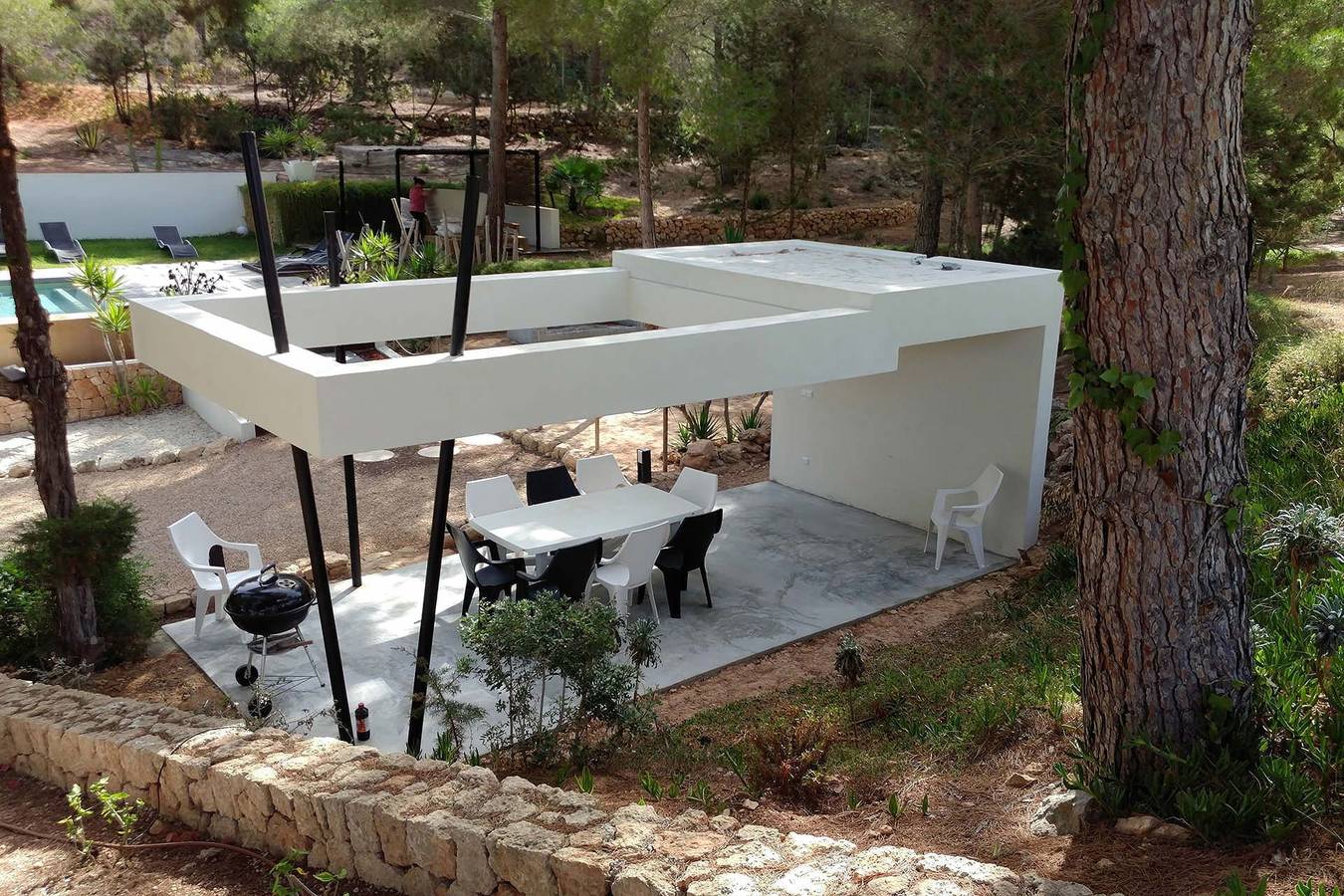 Villa Roja in Cala Tarida, Sant Josep de sa Talaia