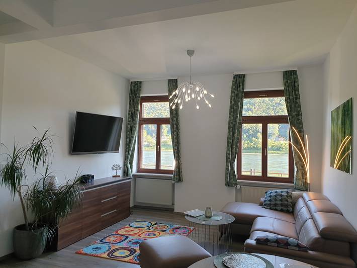 Ferienwohnung für 2 Personen, mit Terrasse und Ausblick in Loreley - 2