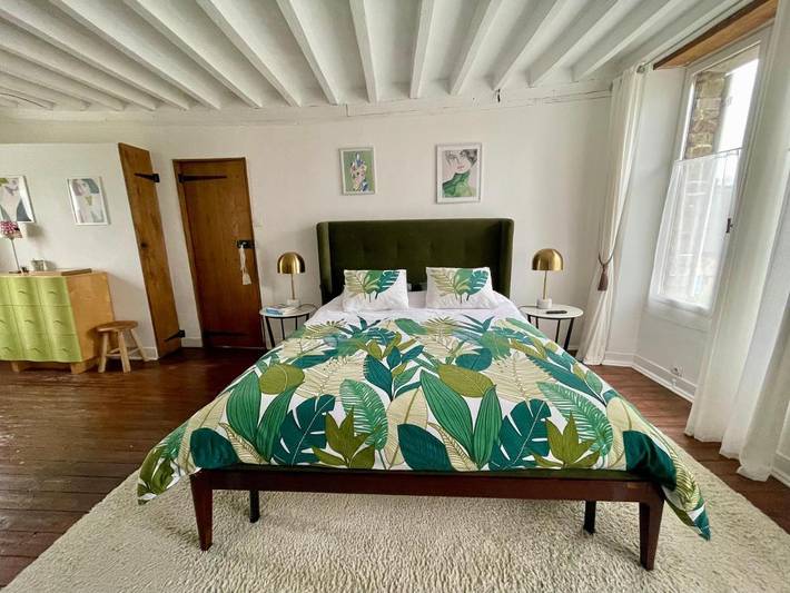 Cottage pour 2 personnes, avec vue ainsi que terrasse et jardin à Saint-Germain-du-Crioult