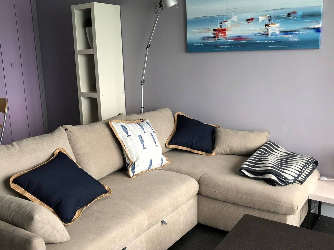 Appartement entier, Studio avec balcon en bord de mer à Perros-Guirec in Perros-Guirec, Côte de Granit Rose
