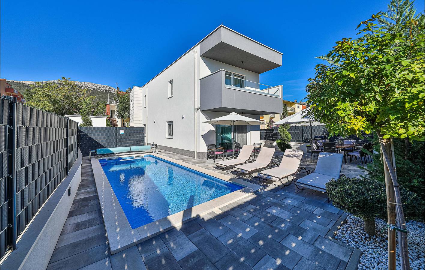 Ferienhaus für 8 Personen mit Pool in Kastel Stari, Kaštela