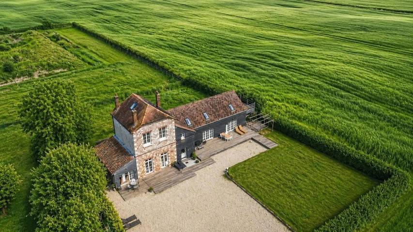 Maison d’hôte pour 2 personnes, avec Terrasse ainsi que Jardin et Vue