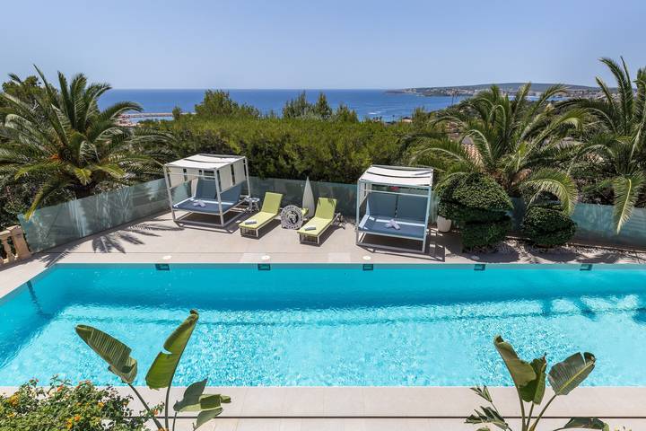 Ferienhaus für 10 Personen, mit Balkon und Garten sowie Sauna