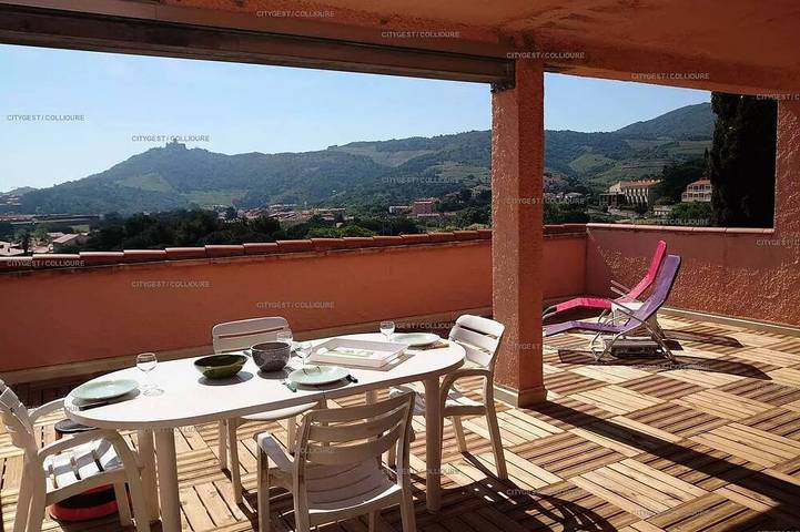 Gîte pour 4 personnes, avec terrasse dans Gare De Collioure