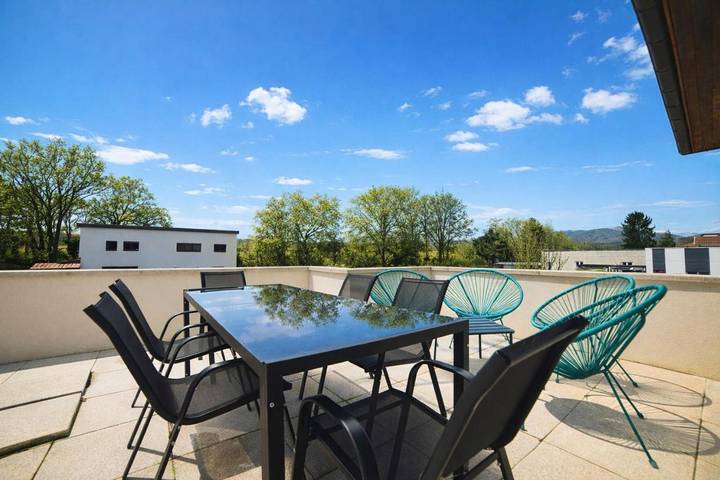 Location de vacances pour 8 personnes, avec vue et balcon à Aspach-le-Bas