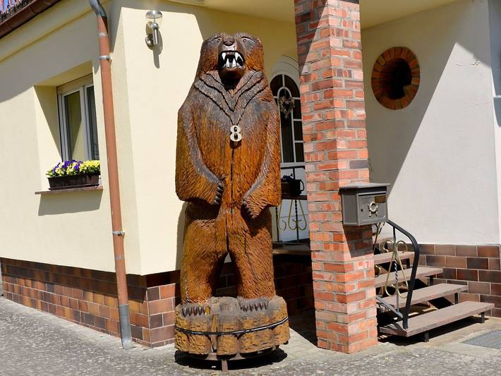 Ferienwohnung für 7 Personen, mit Garten und Balkon, kinderfreundlich in Schenkendöbern