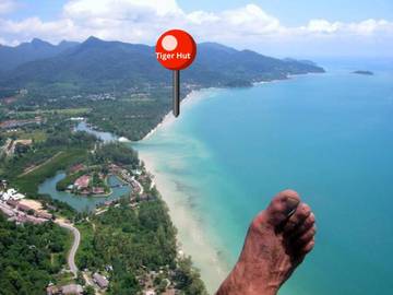 Station pour 2 personnes, avec jardin et vue, animaux acceptés dans Klong Prao Beach