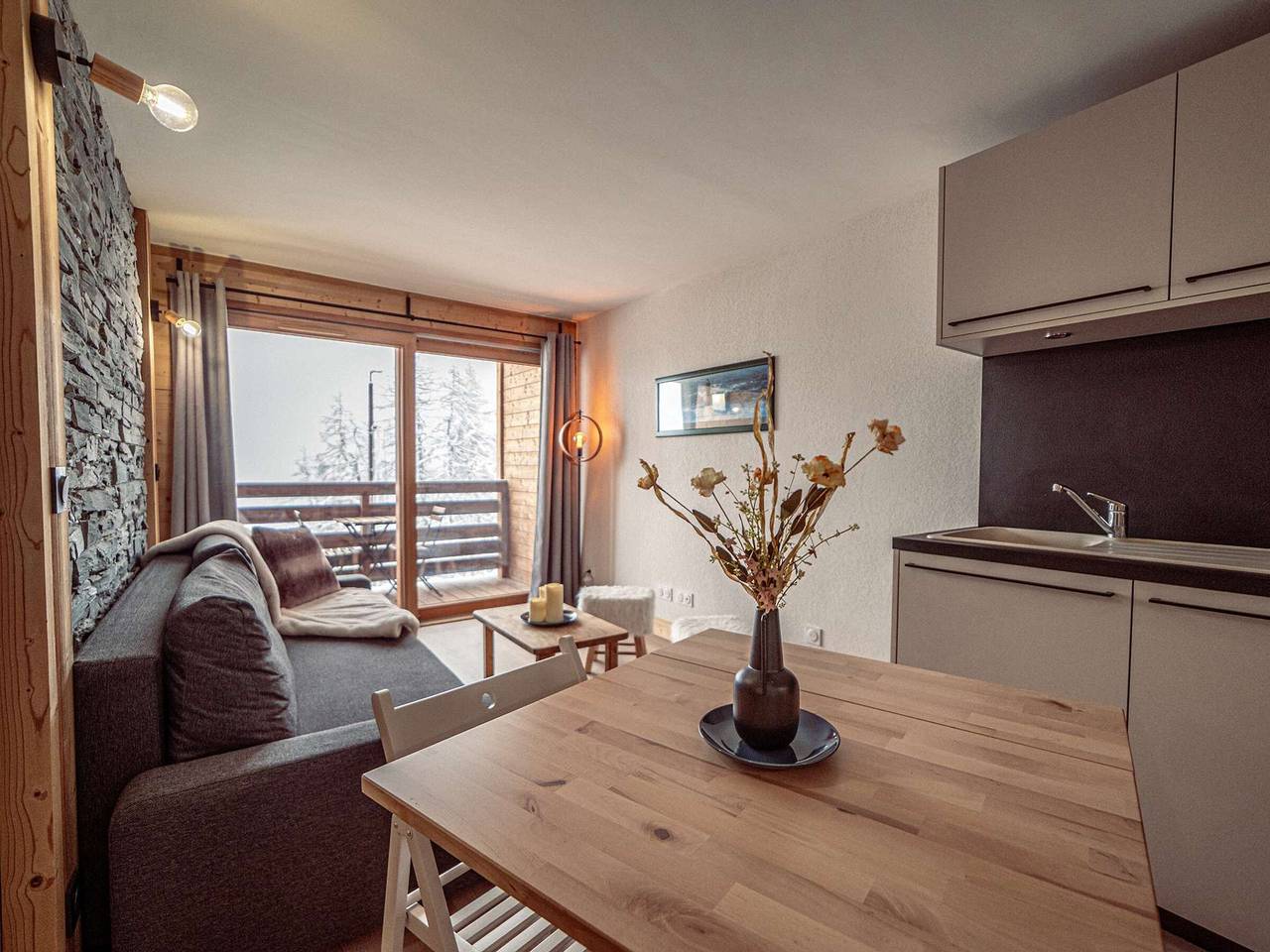 Apartamento entero, Moderno apartamento en el centro de Plagne - 6 pers. in Plagne Centre, La Plagne-Tarentaise