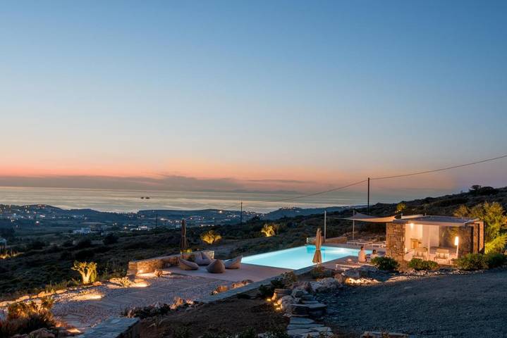 Chambre d’hôte pour 4 personnes, avec jardin ainsi que vue et piscine dans Paros - 2