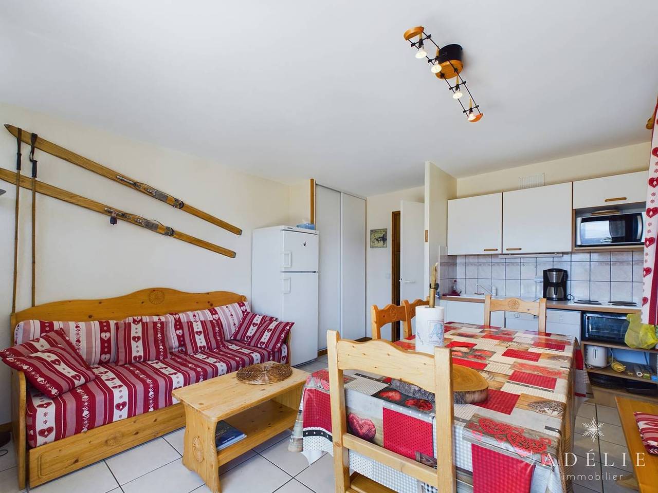 Geheel vakantieappartement, 3 pièces 4/6 pers en plein centre de la Rosière in La Rosière, Montvalezan