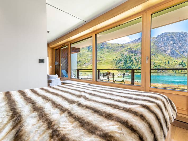 Gîte pour 5 personnes, avec vue sur le lac et terrasse à Tignes - 4