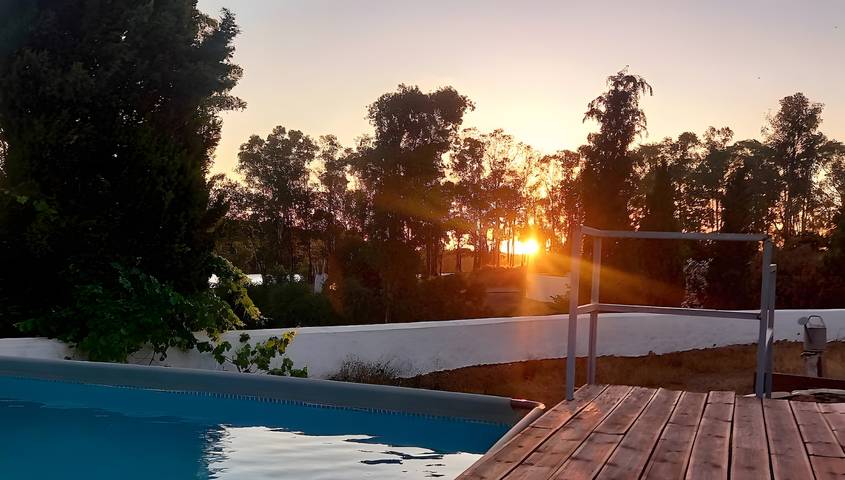 Casa de férias para 4 pessoas, com varanda e jardim em Mértola