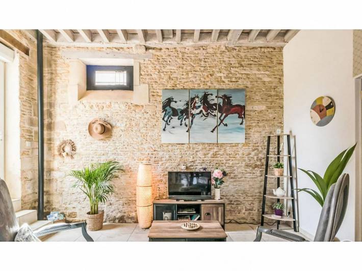 Location de vacances pour 3 personnes, avec Balcon/Terrasse et Balcon ainsi que Terrasse et Jardin dans Banneville-la-Campagne
