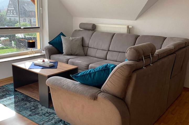 Ferienwohnung für 5 Personen, mit Garten und Balkon