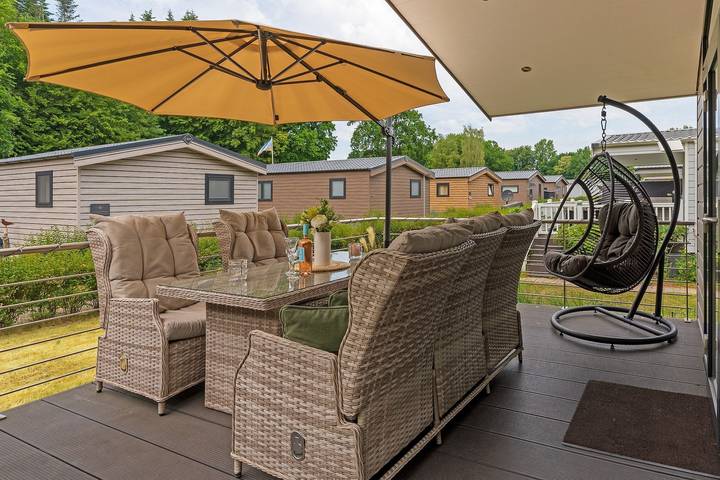 Ferienhaus für 4 Personen, mit Terrasse und Garten sowie Sauna