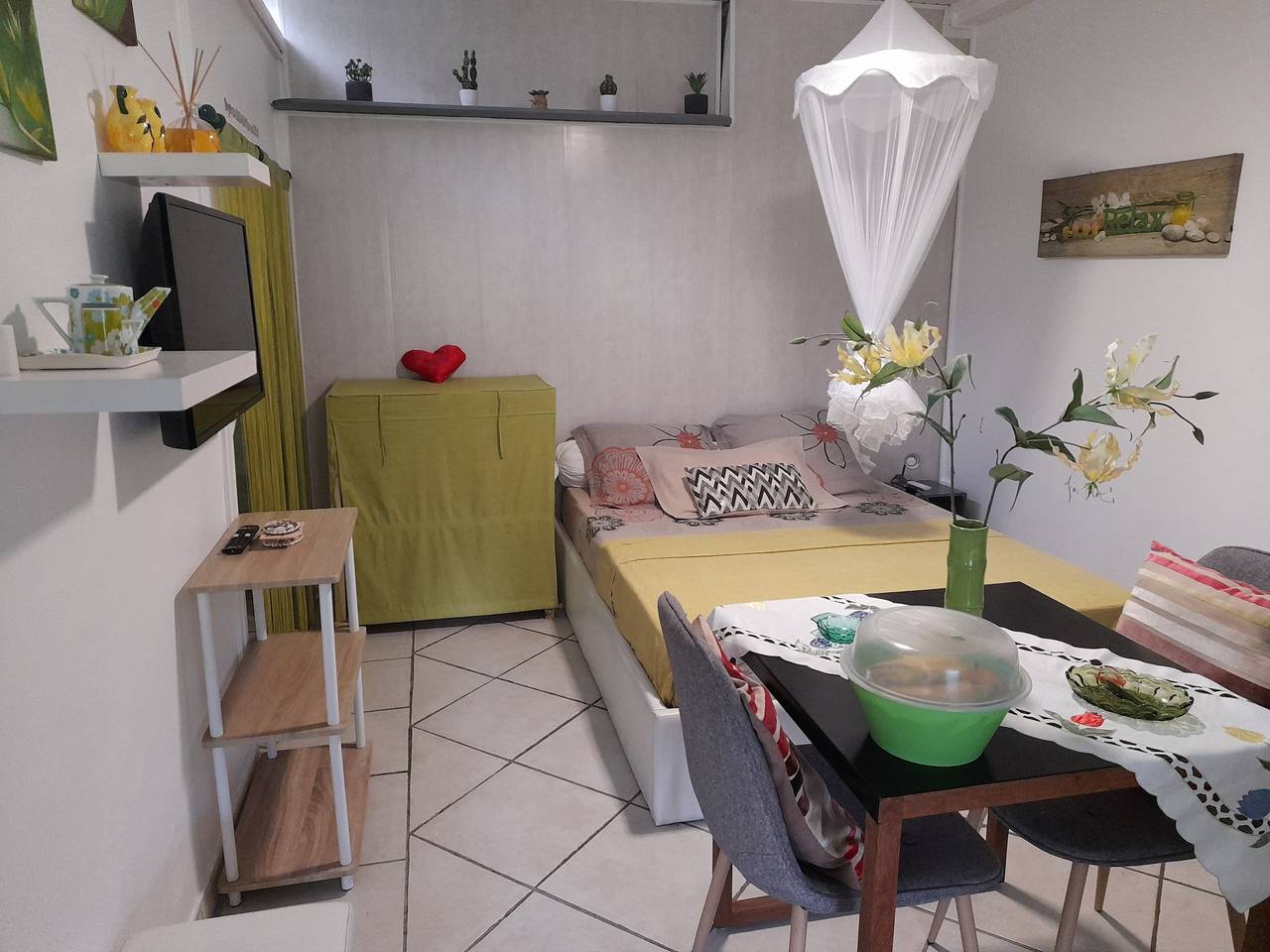 Estudio entero, Estudio encantador con vista al mar en Fort-de-France - 30 m² in Martinica
