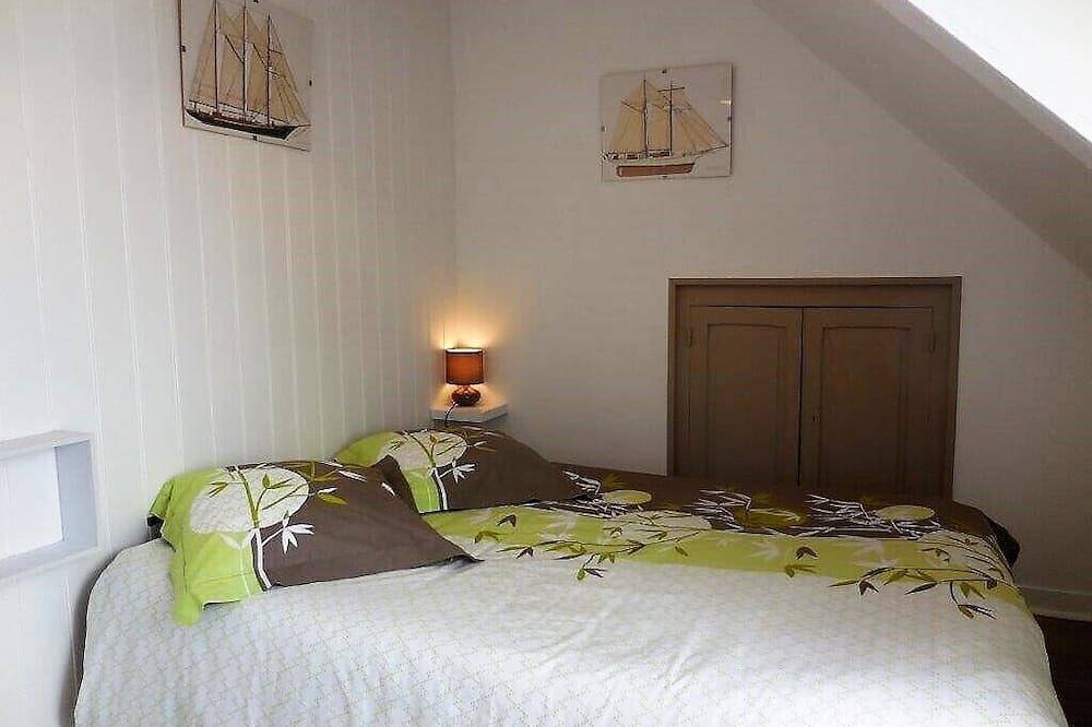 Aunt Jeanne's house facing the sea on Paimpol bay Brittany France in Ploubazlanec, Côte de Goëlo