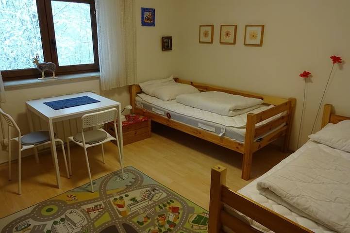 Ferienhaus für 5 Personen, mit Balkon und Whirlpool sowie Sauna und Garten, mit Haustier im Steigerwald - 3