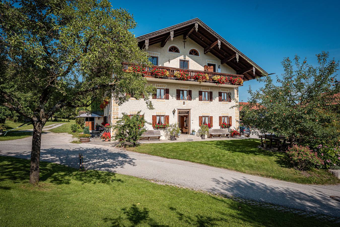 Ganze Ferienwohnung, Ferienwohnung Tenne - Weissnhof - Ferienwohnung Tenne mit Whirlpool 90 qm, 2 Schlafzimmer bis max. 4 Personen in Samerberg, Bayerische Alpen