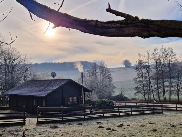 Ferienhaus für 5 Personen, mit Garten und Ausblick, mit Haustier im Odenwald
