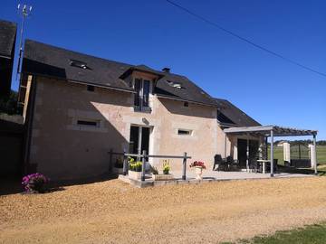 Gîte pour 10 personnes, avec jardin dans la Sarthe