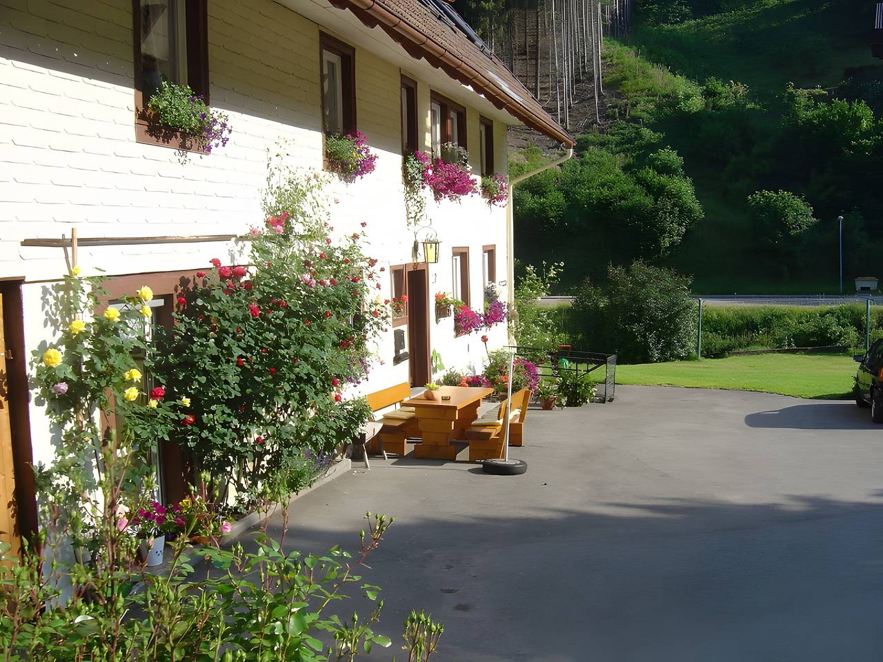 Ganze Wohnung, Ferienwohnung 4, 36 qm mit Gemeinschaftsgarten und Wlan in Triberg, Mittlerer Schwarzwald