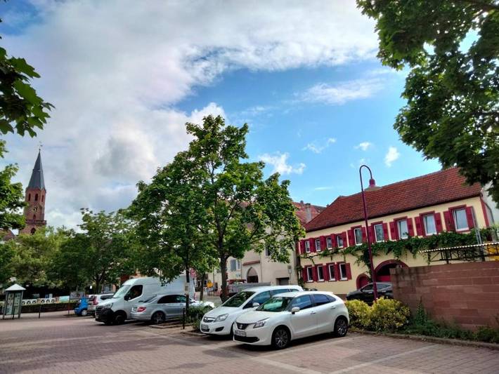 Ferienwohnung, mit Terrasse und Ausblick in Edenkoben