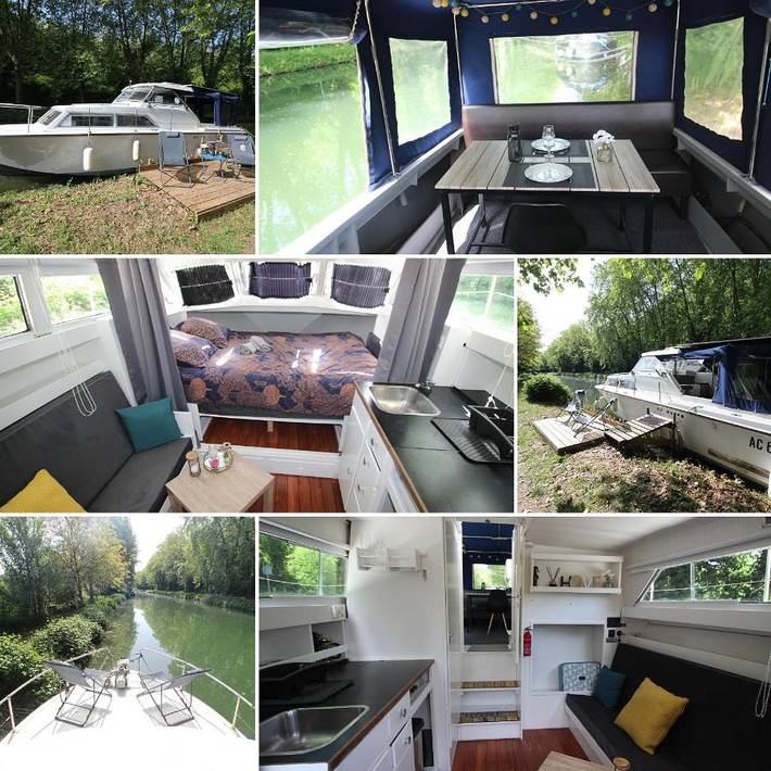 Bateau pour 2 personnes, avec vue en Nouvelle-Aquitaine - 2
