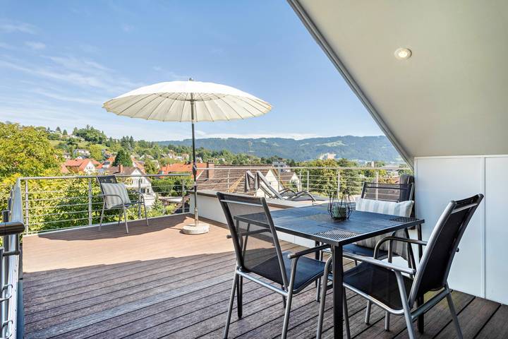 Apartamento inteiro, Apartamento 'Pfänderblick' com vista para a montanha, terraço privado e acesso Wi-Fi in Lindau, Suábia (Baviera)