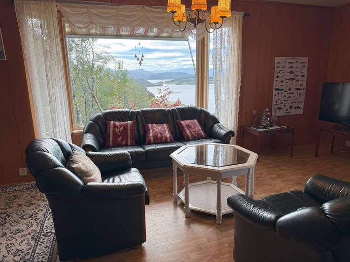 Stabben white House in Aure, Nördliches Fjordnorwegen