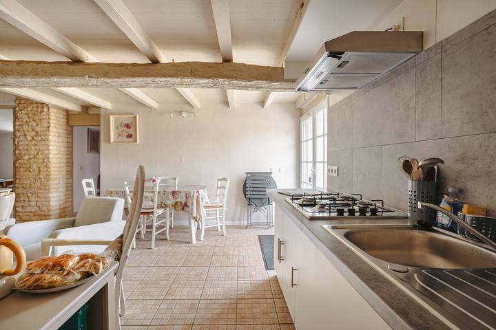 Holiday Home 'Gîte Romantique De Type Charentais' with Shared Terrace, Wi-Fi and Air Conditioning in Le Thou, Rochefort region