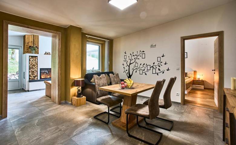 Ferienwohnung für 2 Personen, mit Garten und Ausblick