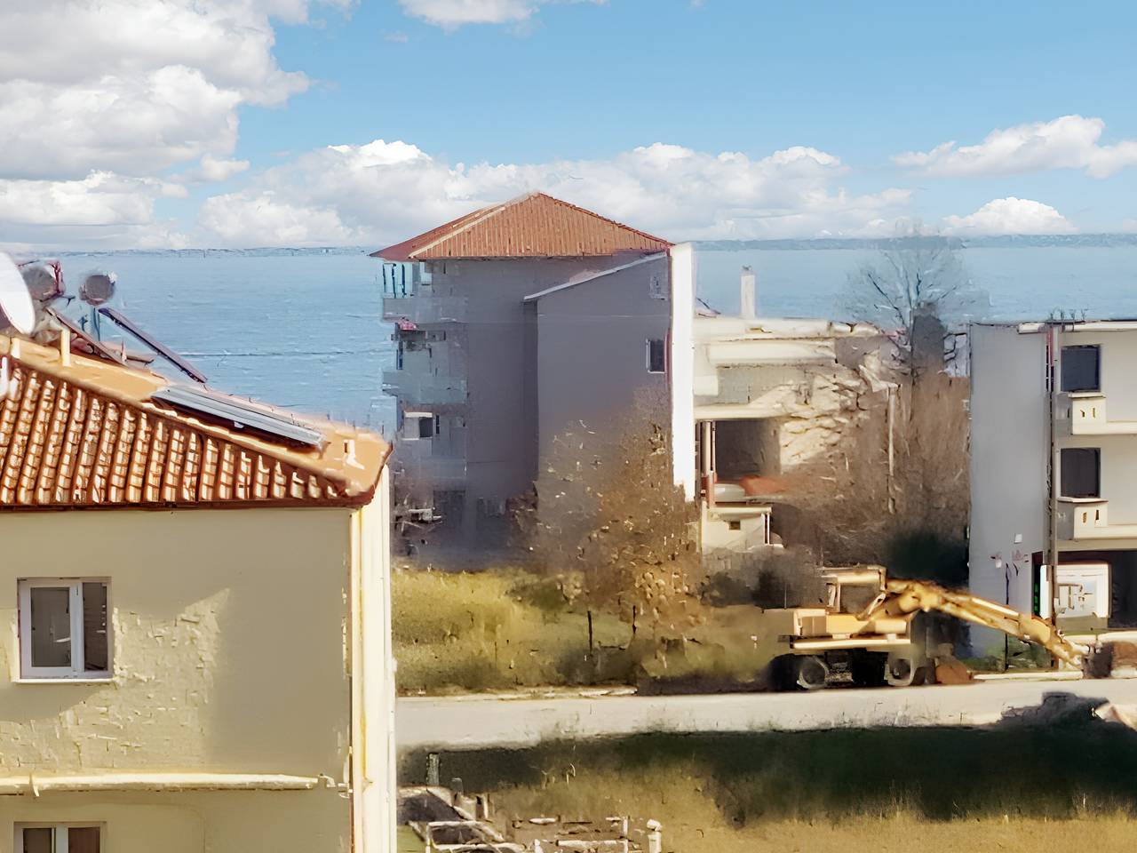 Ganze Wohnung, Gemütliche Wohnung in Leptokarya - 75 m² mit Meerblick in Leptokarya, Nationalpark Olympos