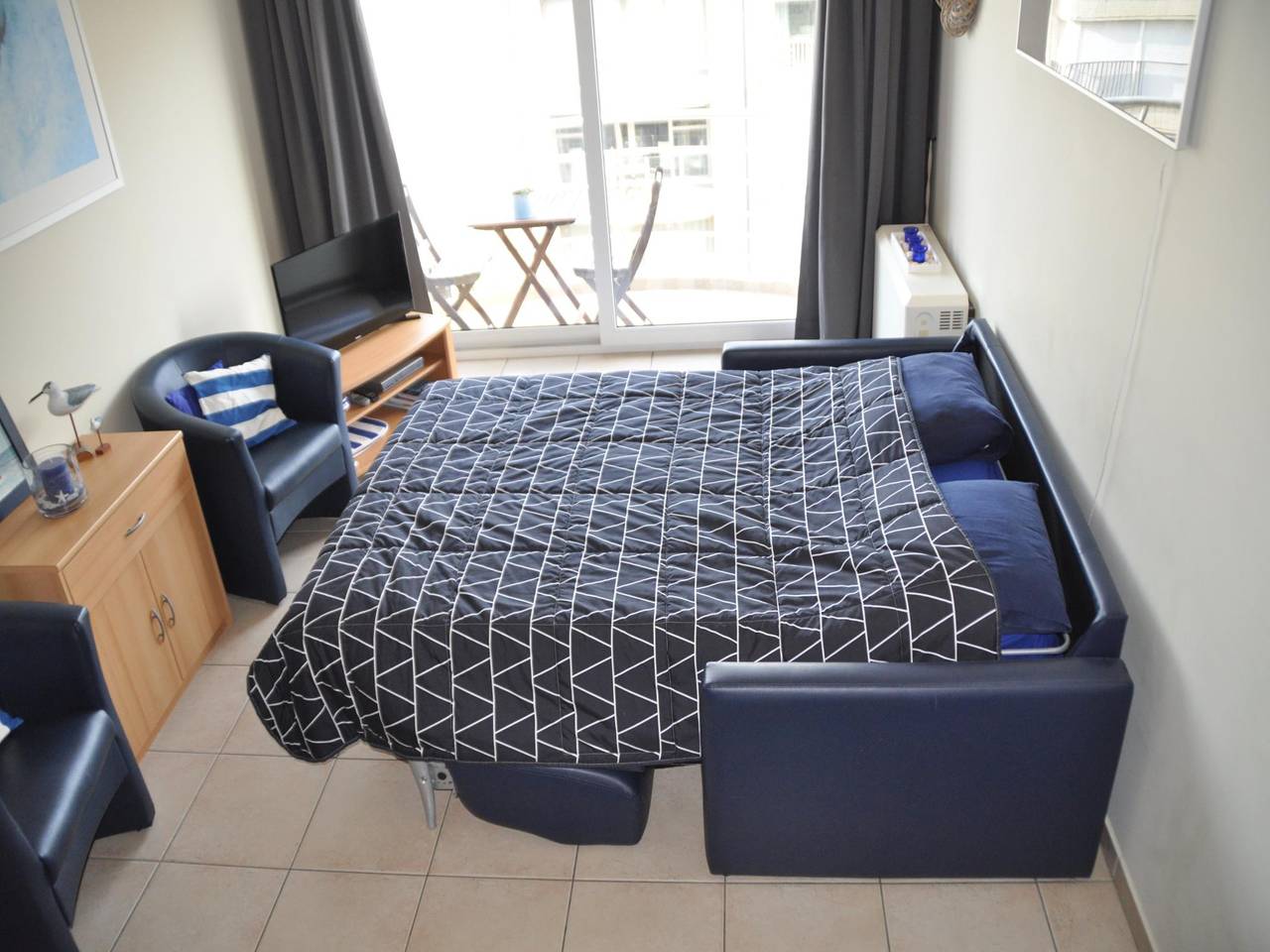 Nicely equipped studio right on the beach
 in Koksijde-Bad, Koksijde