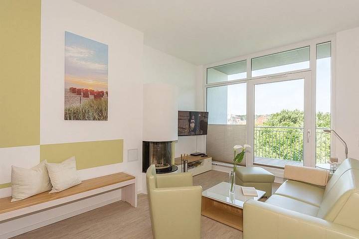 Ferienwohnung für 6 Personen, mit Sauna und Terrasse sowie Ausblick, mit Haustier im Ostseebad Binz