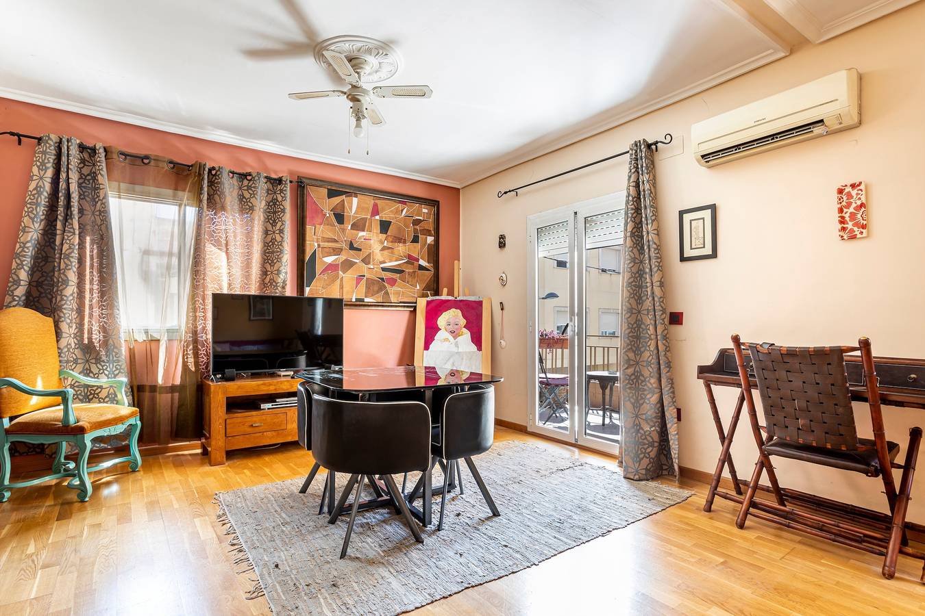 Appartement entier, Appartement "San Antonio" avec terrasse privée, Wi-Fi et climatisation in Sedaví, Costa de Valencia