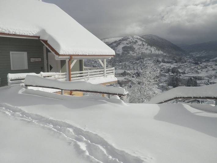 Chalet pour 10 personnes, avec terrasse et jardin