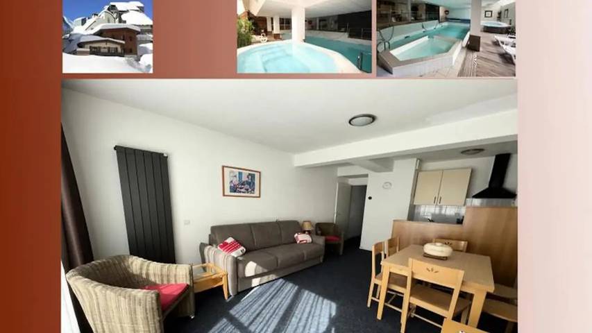 Chalet pour 7 personnes, avec piscine dans Gourette