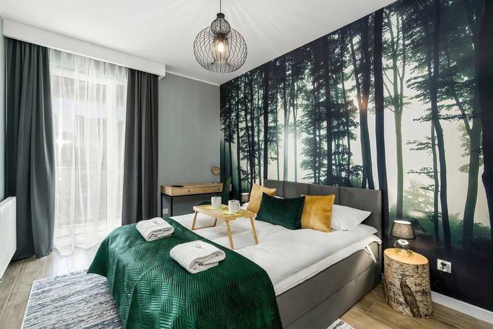 Apartament wakacyjny dla 4 osób, z balkon, Dla rodziny w Poznań