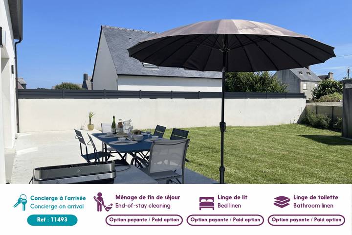 Location de vacances pour 8 personnes, avec balcon et jardin dans Saint-Guénolé - 2