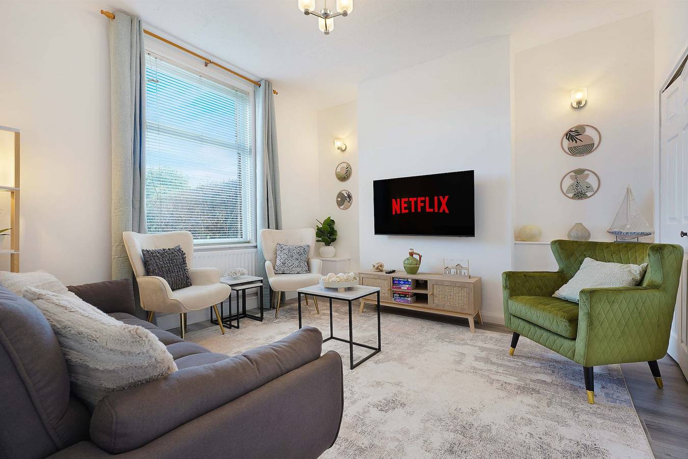 Modern 3Br Washington sleeps 6 by Stay With Us in Sunderland