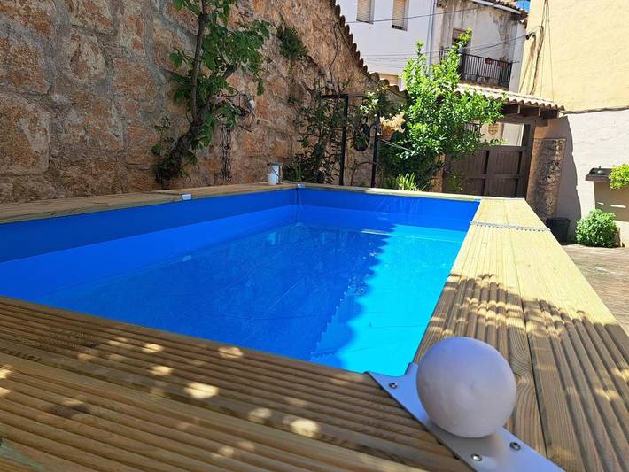 Casa rural para 9 personas, con piscina además de vistas y jardín, Se admiten mascotas en Horche - 3